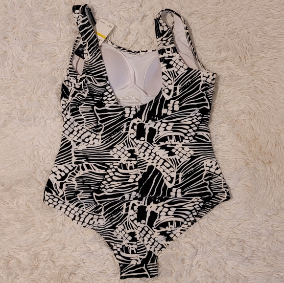 Emily B. Black white swim NWT - Picture 8 of 11